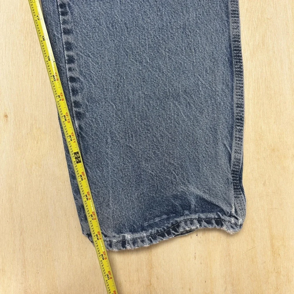 Y2K Dickies Carpenter Jeans Mens 38x30 Medium Wash Blue Denim Relaxed Straight